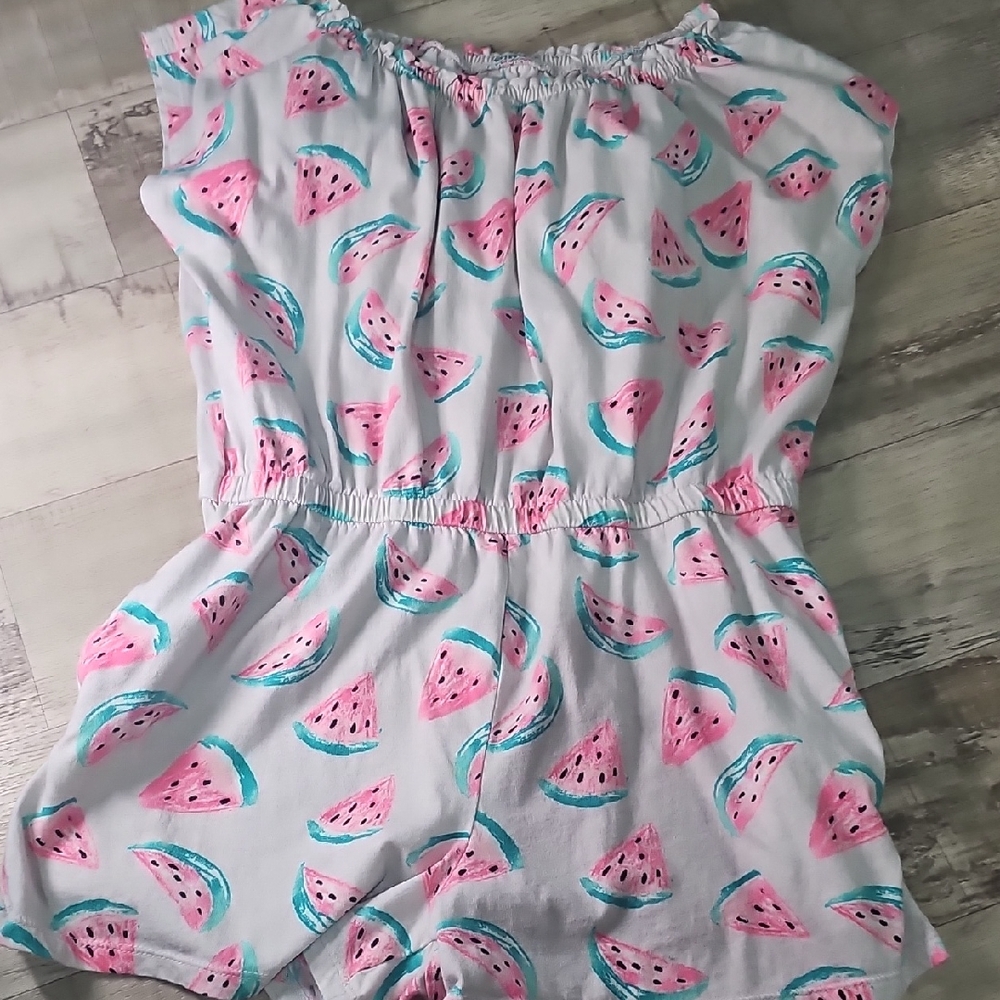 Old Navy Pink Watermelon Kids Romper